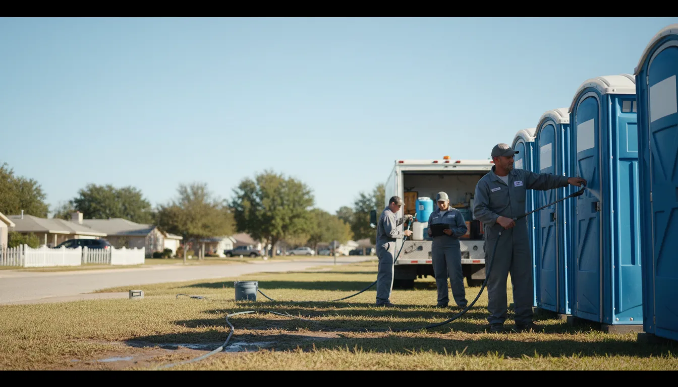 Long-Term Portable Toilet Rental in Red Bud, IL near me